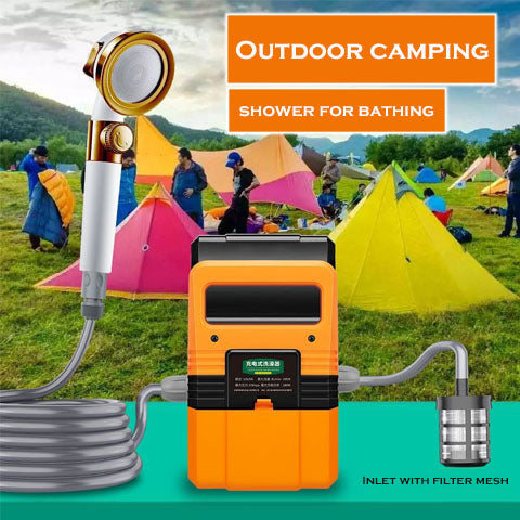 Portable Rechargeable Outdoor Shower Set